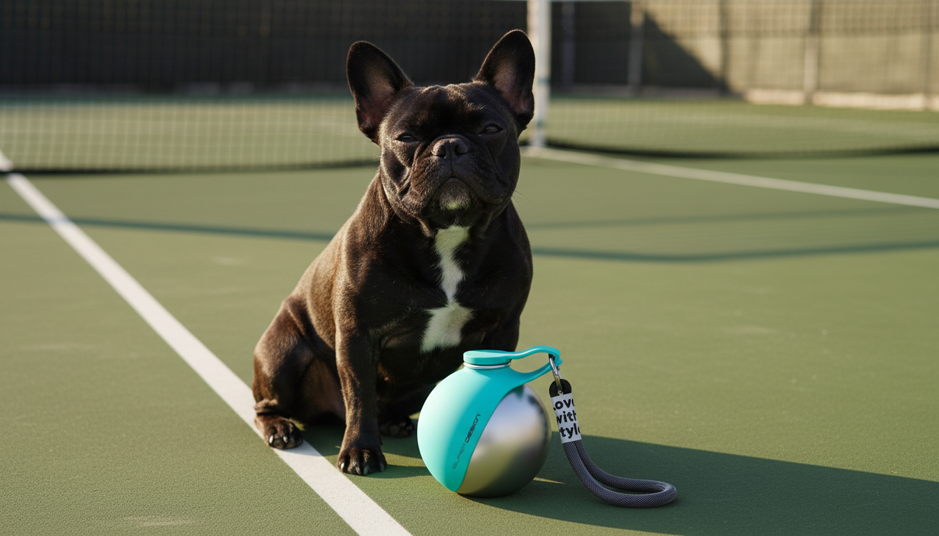 Portable Dog Water Bottle 285ml Stainless Steel Travel Dog Water Dispenser
